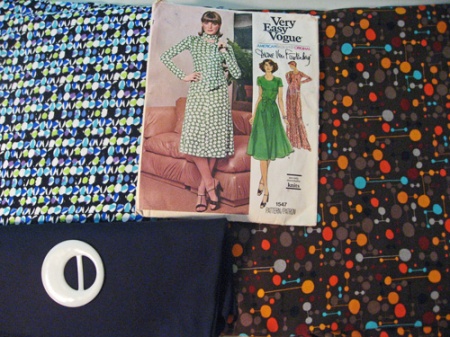 The Monthly Stitch Fabrics for Diane Von Furstenberg Dress Pattern