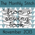 November 2013: “...from a sewing book