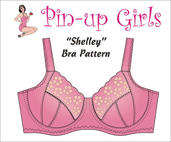Shelley Full Band Bra Pattern A Pin up Girls Original Pattern -  Canada
