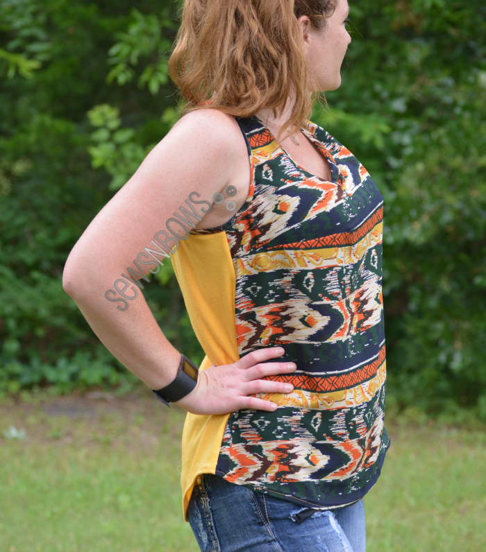 New To Me: Indie Pattern Month at The Monthly Stitch | Ella Top by Liola Patterns